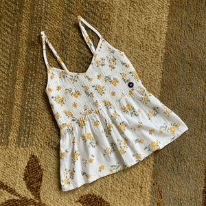 XS Hollister babydoll tank top